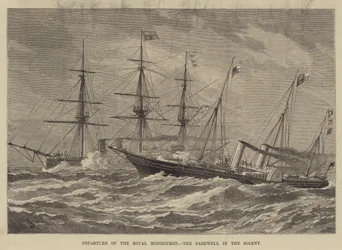 Partenza dei Guardiamarina Reali, l